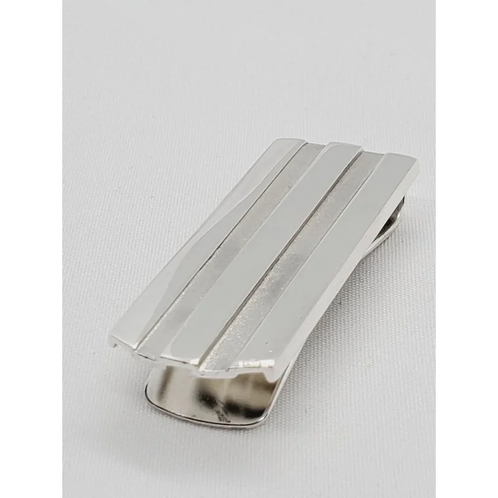 Tiffany & Co Sterling Silver 925 1995 Atlas Groove Money Clip